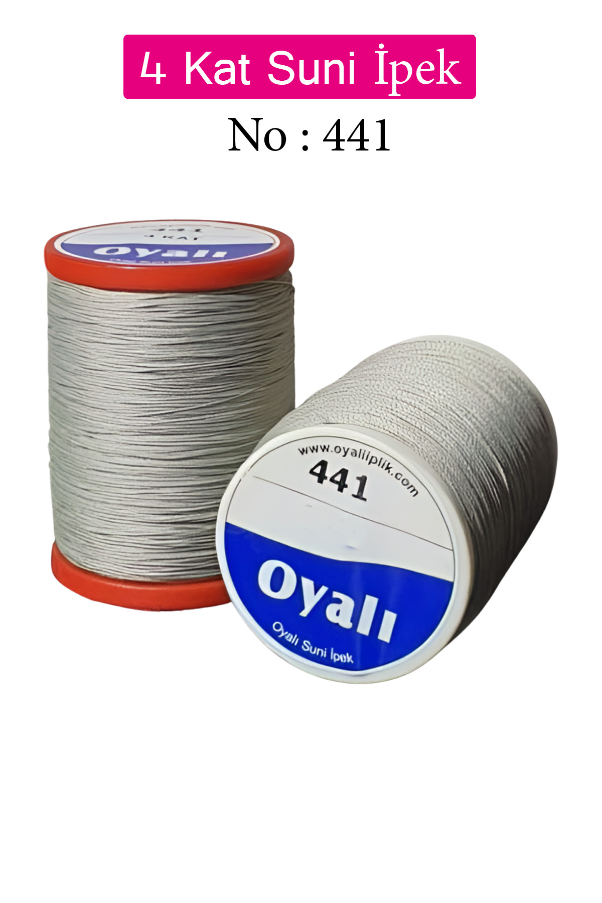 Oyalı 4 Kat Suni İpek İplik İğne Oyası Boncuk İpi Tığ Oyası No:441
