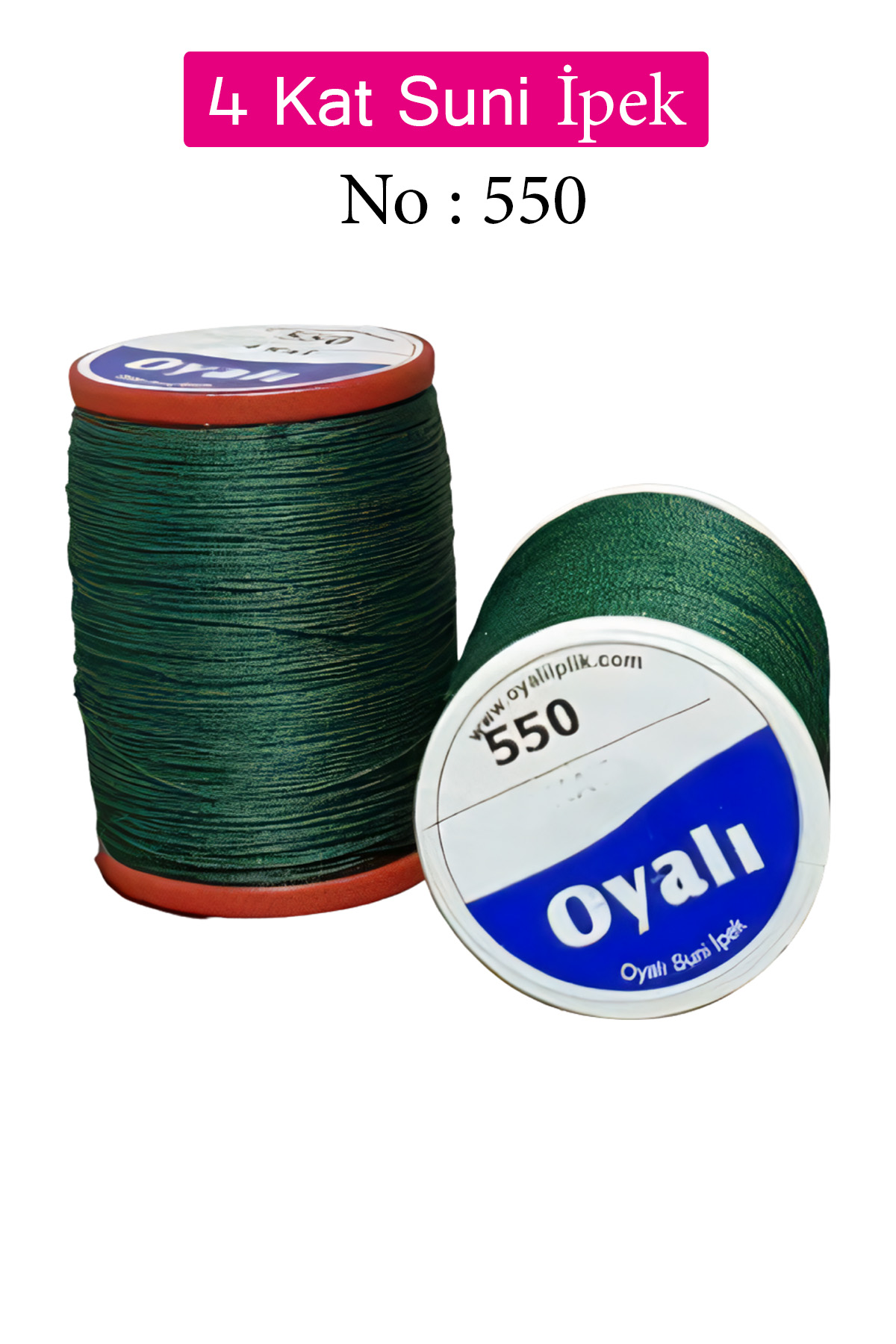 Oyalı 4 Kat Suni İpek İplik İğne Oyası Boncuk İpi Tığ Oyası No:550