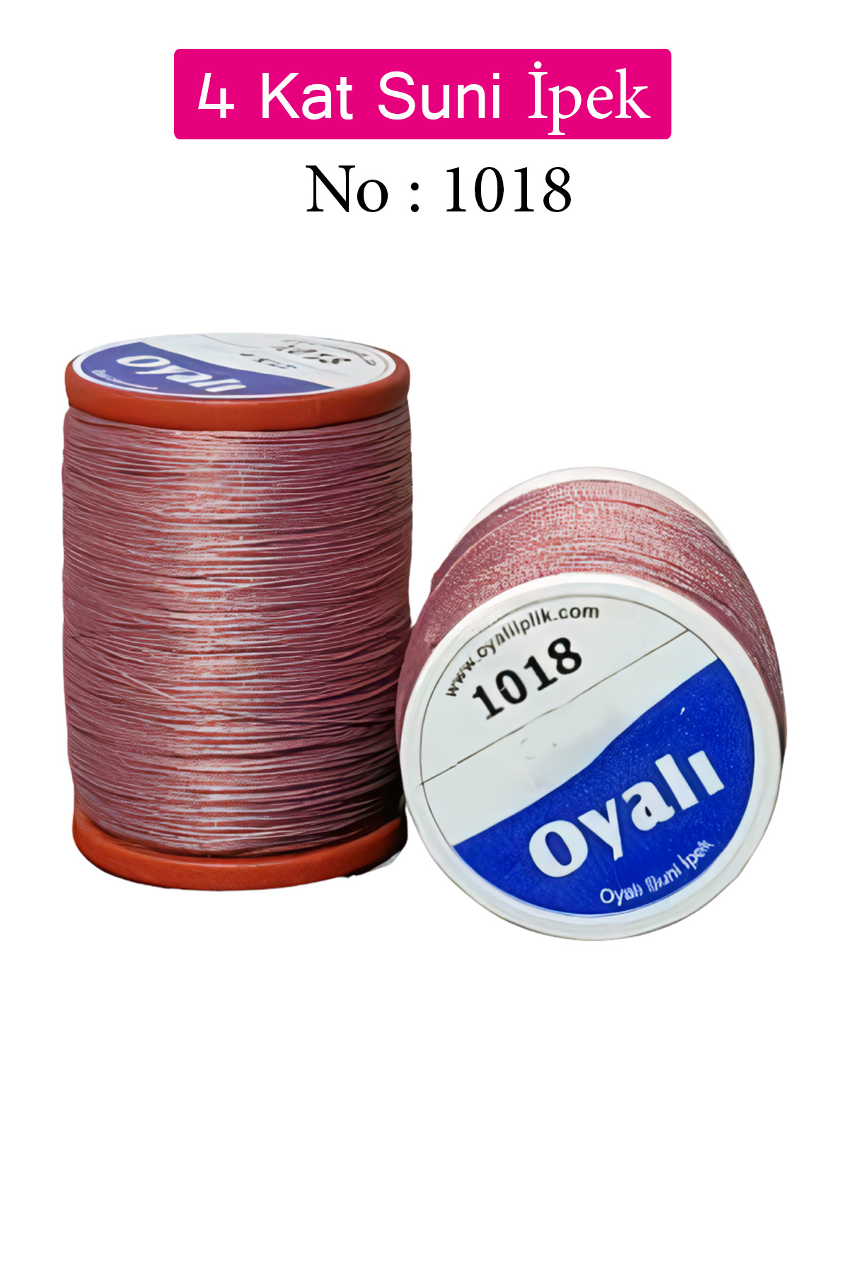 Oyalı 4 Kat Suni İpek İplik İğne Oyası Boncuk İpi Tığ Oyası No:1018