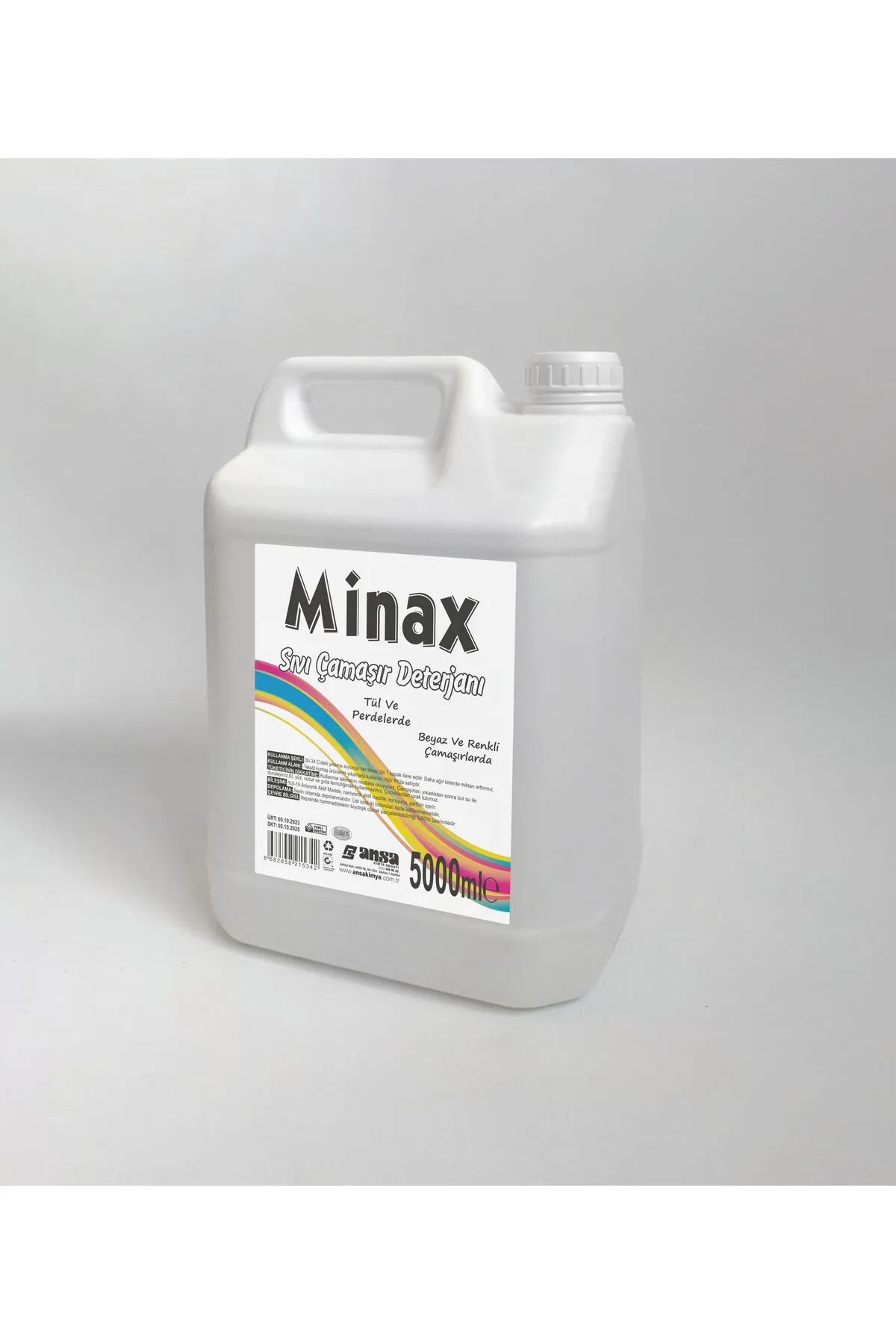 Beyaz Sabun Parfümlü Sıvı Çamaşır,tül,perde Deterjanı 5 Lt.