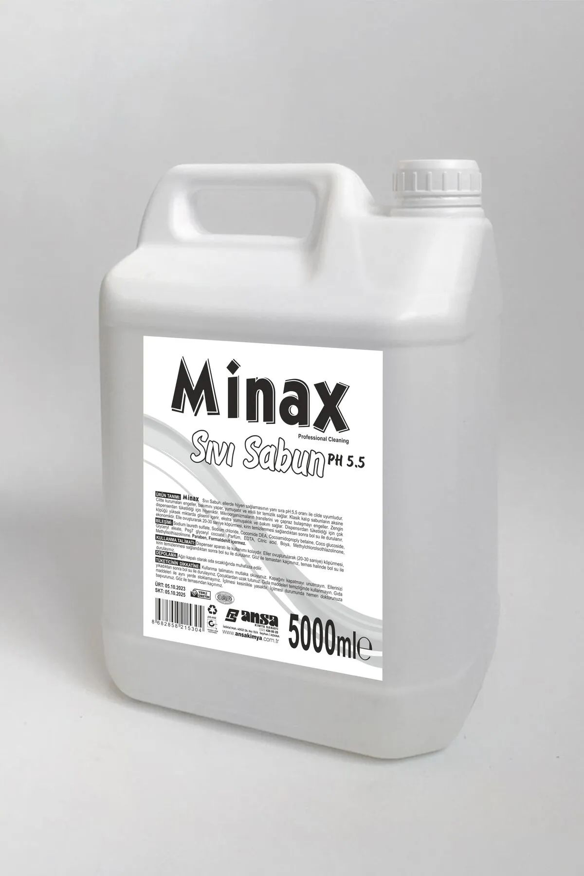 Beyaz Sabun Parfümlü Sıvı Sabun 5 Lt.