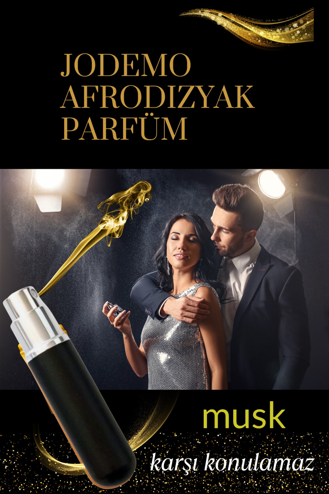 Afrodizyak Etkili Erkek Parfüm Cep Boy Musk 5ml