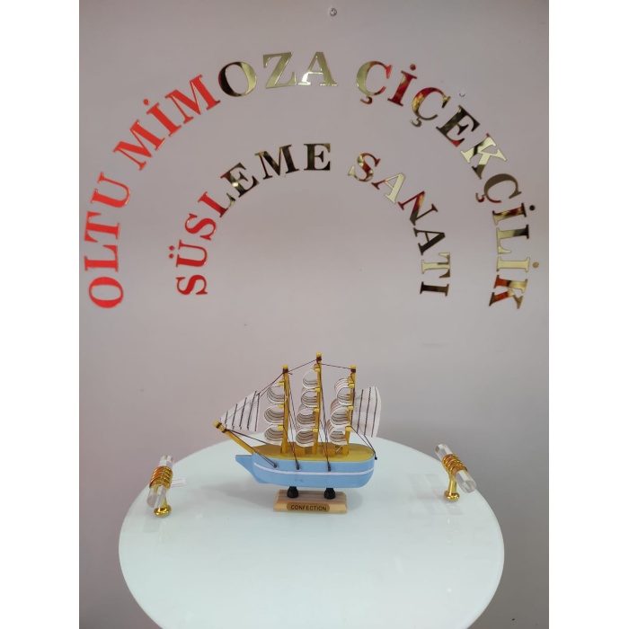 AHŞAP GEMİ DEKORATİF