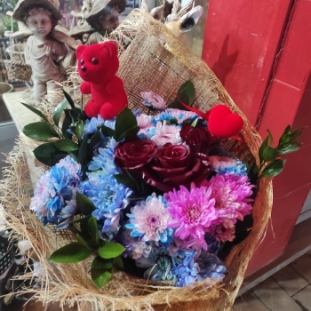 Karışık Papatya Kasım Patı Buket