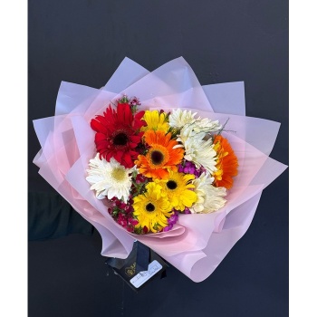 Gerbera Paptya Hüsnüyusuf  Buketi