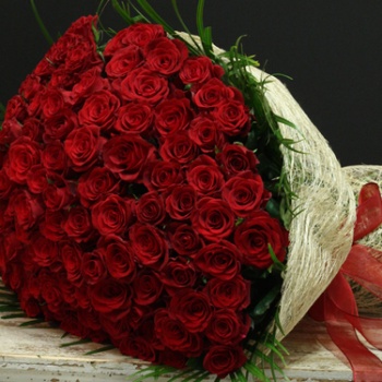 101 Canlı  Gül Aşk Yumağı