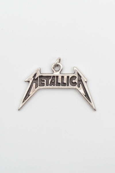 Metallica Logo Kolye Ucu - Antik Gümüş Kaplama