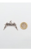 Metallica Logo Kolye Ucu - Antik Gümüş Kaplama