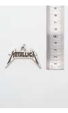 Metallica Logo Kolye Ucu - Antik Gümüş Kaplama