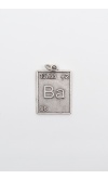 Breaking Bad Ba (Baryum) Element Kolye Ucu - Antik Gümüş Kaplama