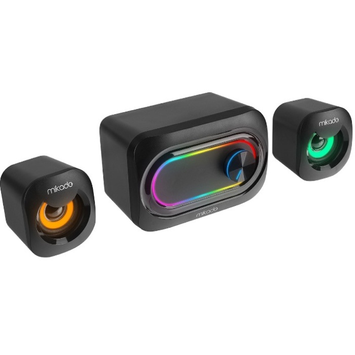 Mikado MD-511 2+1 5W+3W×2 USB RGB Ledli Gaming Speaker Hoparlör