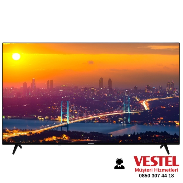 Techwood 55TEC9001R 55 139 Ekran Uydu Alıcılı 4K Ultra HD Smart LED TV