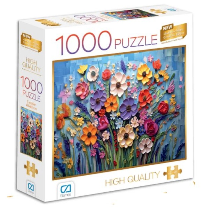 Çiçekler Puzzle 1000