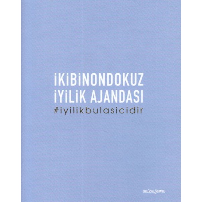 2019 İyilik Ajandası İyilik Bulaşıcıdır Orta Boy Beyaz