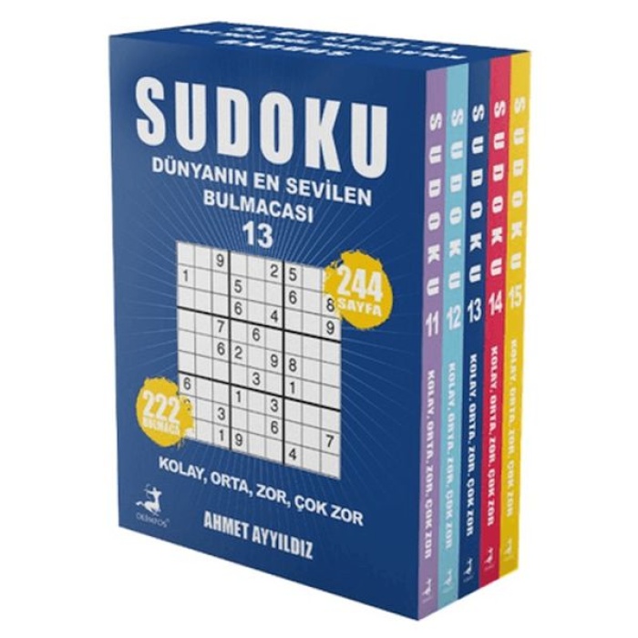 Sudoku Dünyanın En Sevilen Bulmacası 5 Kitap Set