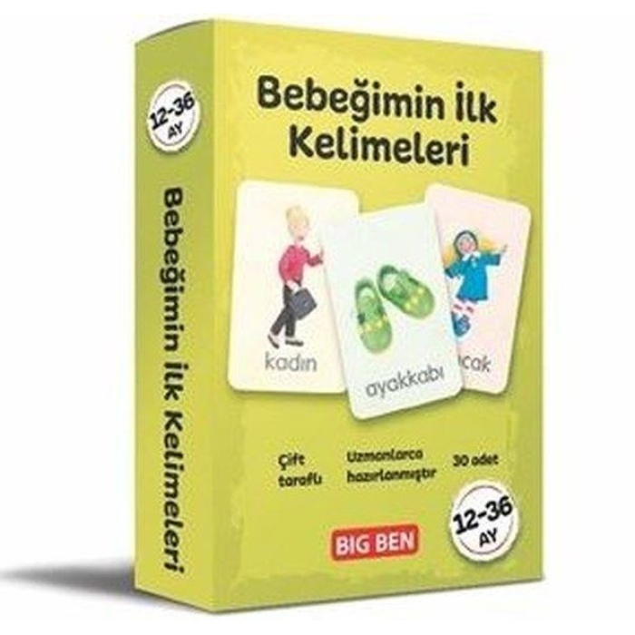 Bebeğimin İlk Kelimeleri Kartları 12 - 36 Ay