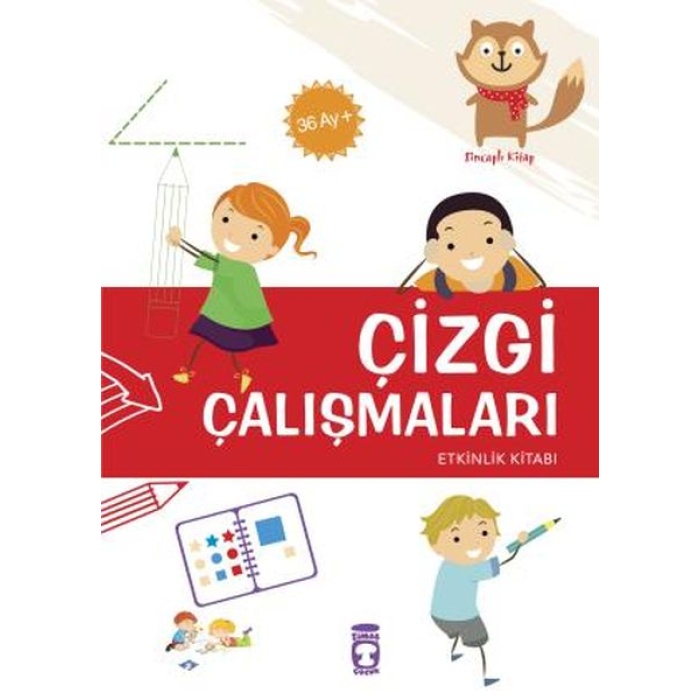 Çizgi Çalışmaları Etkinlik Kitabı (36 Ay)