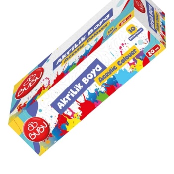 10 Renk Akrilik Boya