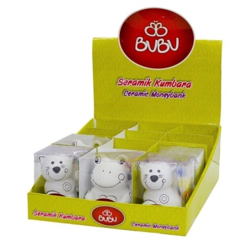 Bu Bu Seramik Kumbara Boyama Hayvanlar