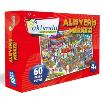 60 Parça Puzzle Alışveriş Merkezi