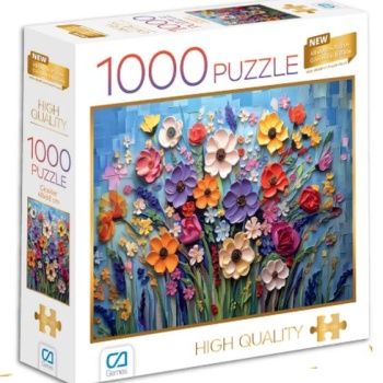 Çiçekler Puzzle 1000