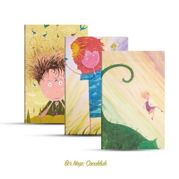 Üçlü Çizgili Defter Seti: Bir Neşe: Çocukluk