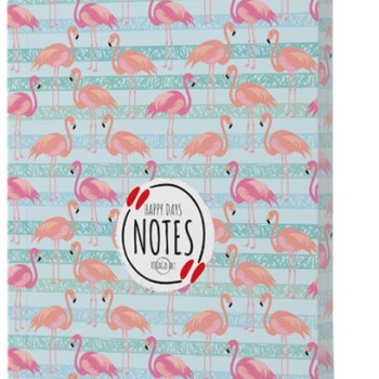 Flamingo 1 - Yan Baskılı Çizgili Defter