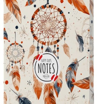 Tüy 5 - Yan Boyamalı Çizgili Defter