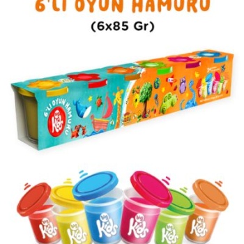 Bigkids Toys / 6Lı Oyun Hamuru (6X85 Gr)