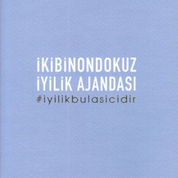 2019 İyilik Ajandası İyilik Bulaşıcıdır Orta Boy Beyaz