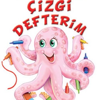Çizgi Defterim (Çizerim-Silerim) - Kalem Hediyeli