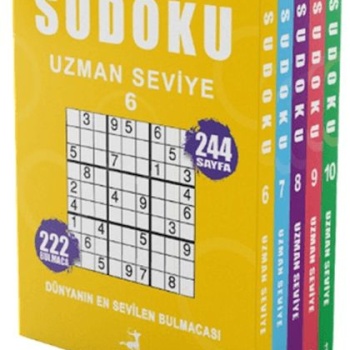 Sudoku Uzman Seviye 5 Kitap Set