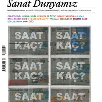 Sanat Dünyamız Sayı: 193 Saat Kaç?