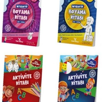 Okul Öncesi Aktivite Seti 4-6 Yaş (4 Kitap)