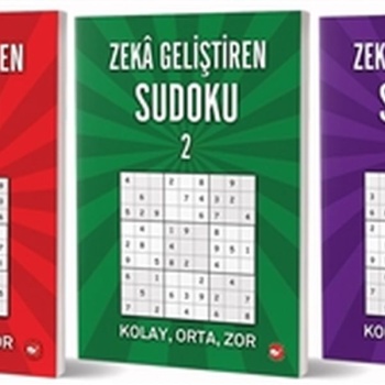 Zeka Geliştiren Sudoku Seti (3 Kitap Takım)