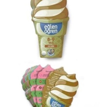 Eğlen Öğren Ice Cream - 420 Soru (8-9 Yaş)