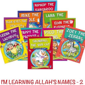 Allahın İsimlerini Öğreniyorum - 2 (10 Kitap Set)