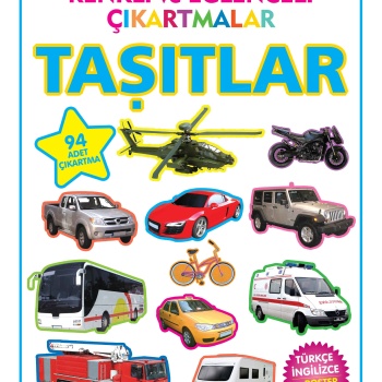 Renkli ve Eğlenceli Çıkartmalar Taşıtlar