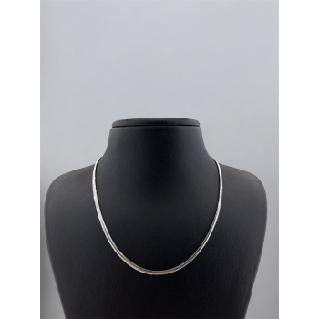 Gümüş Renk Ezme Zincir