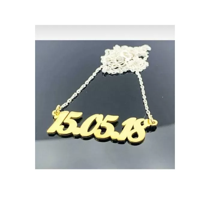 925 Ayar Gümüş Tarih Kolye