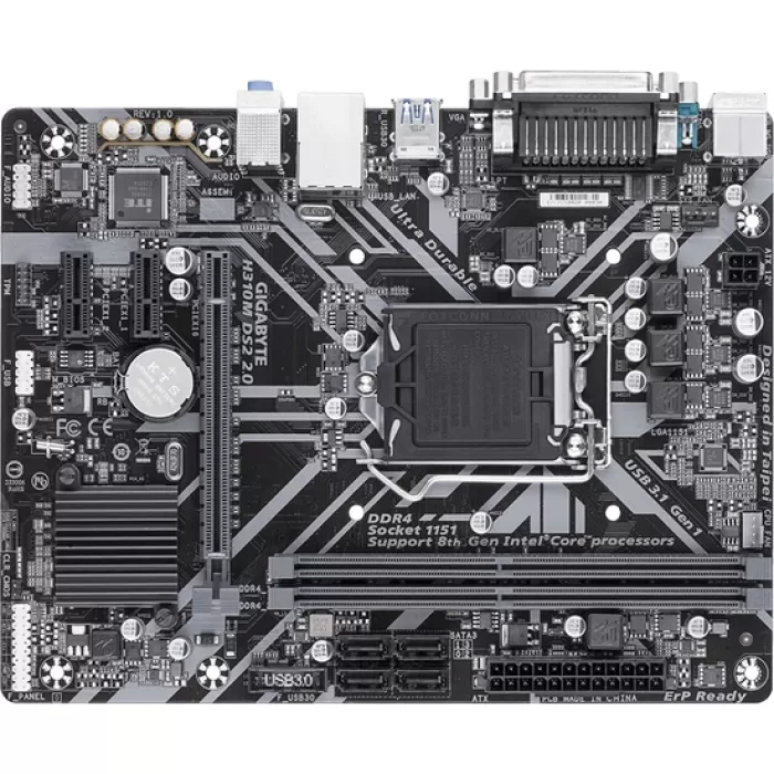 GIGABYTE H310M-DS2 H310 2xDDR4 VGA+RS232+LPT 1xGLAN 1151Pin