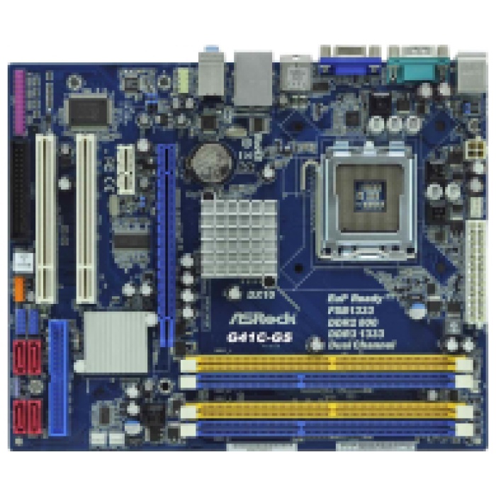 ASROCK G41C-GS INTEL G41 DDR2+DDR3 1066MHZ LGA775 MATX ANAKART