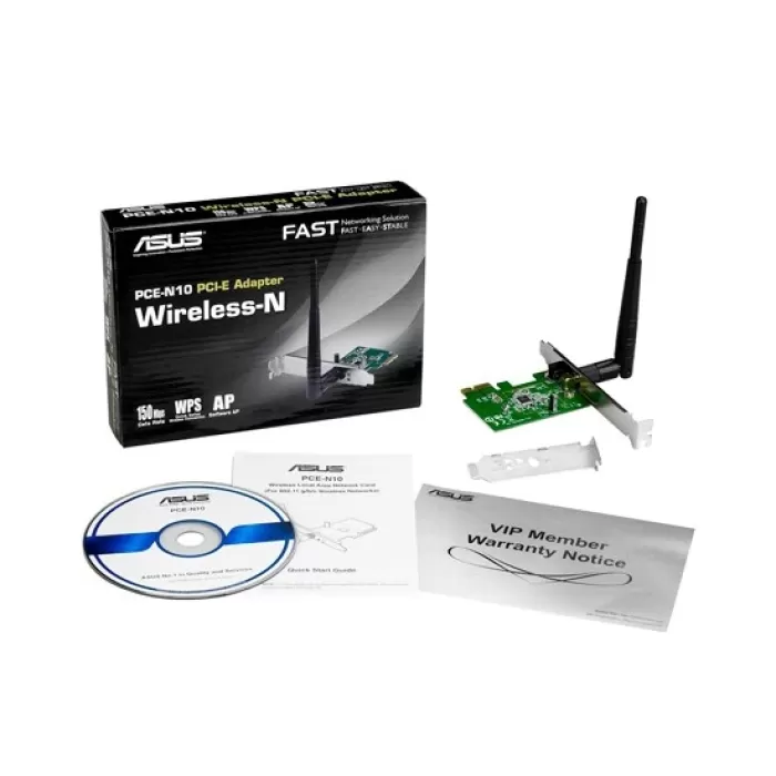 Asus PCE-N10 150Mbps Kablosuz PCI-E Adaptör