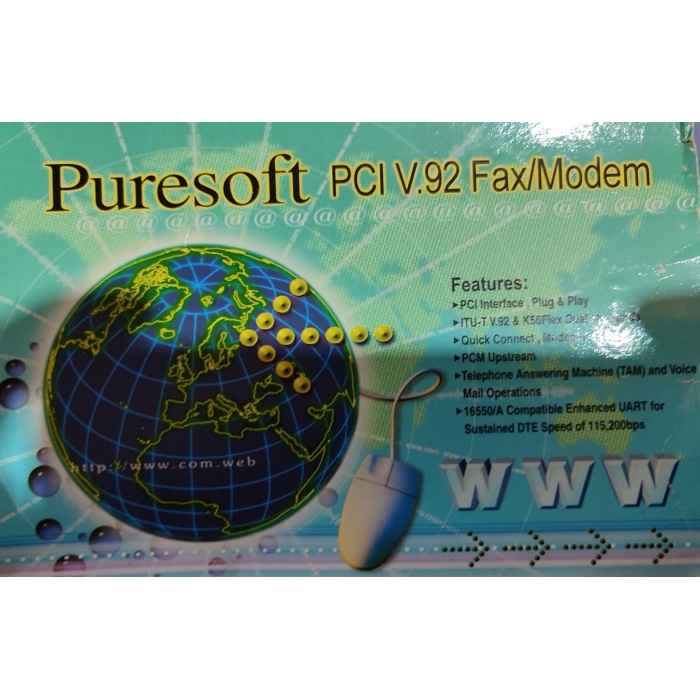Puresoft PcıV0.92/fax modem