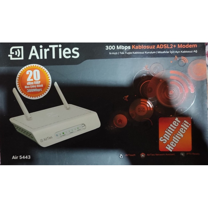 Airties Air 5443 300Mbps Kablosuz Modem