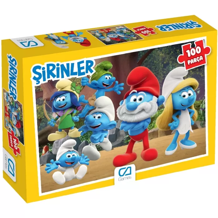 CA GAMES CA100 5313 ŞİRİNLER PUZZLE 100 PRÇ