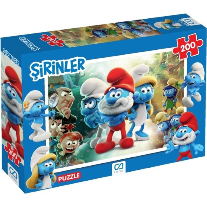 CA GAMES CA200 6047 ŞİRİNLER PUZZLE 200 PRÇ