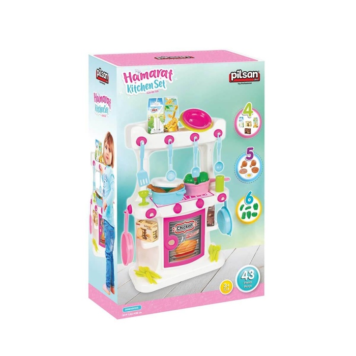 PİLSAN 03335 HAMARAT MUTFAK AYAKLI 43 PARÇA