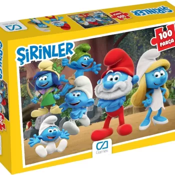 CA GAMES CA100 5313 ŞİRİNLER PUZZLE 100 PRÇ