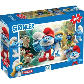 CA GAMES CA200 6047 ŞİRİNLER PUZZLE 200 PRÇ